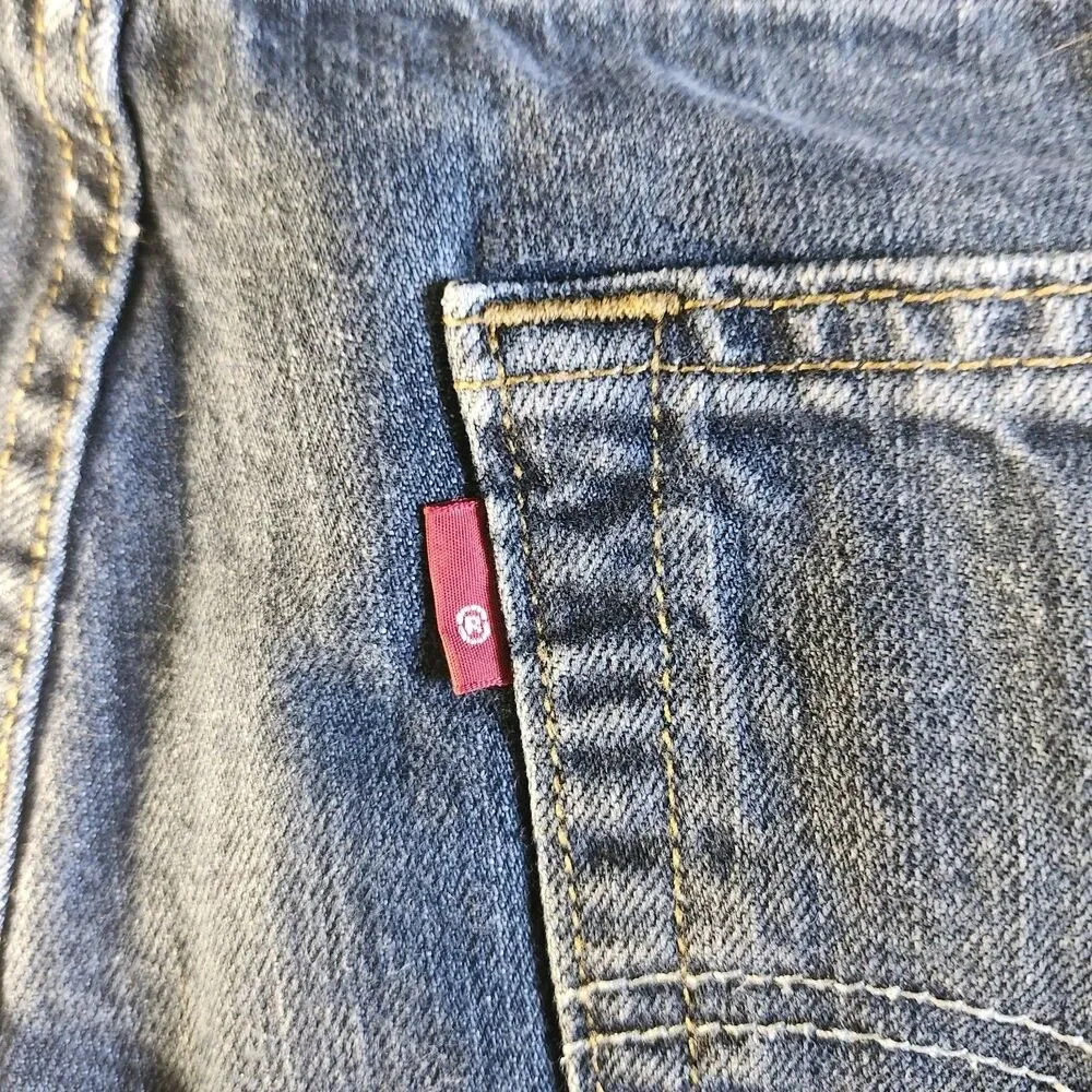 Vtg Levi's 501 Original Fit Jeans Mens 32x34 Medium Wash Denim WaterLess...